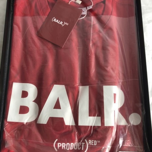 BALR. RED MEN'S SHIRT ASSORTED SIZES - Picture 2 of 4
